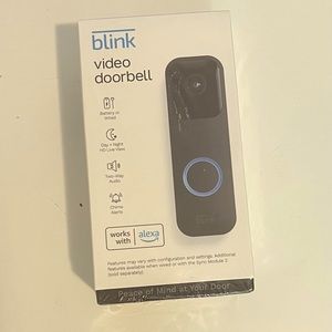 Amazon Blink doorbell & echo dot & 2 smart plugs